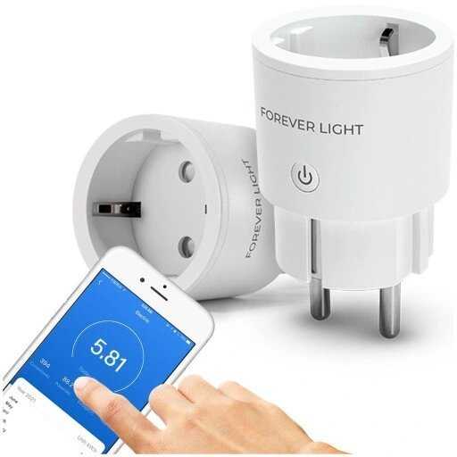Sumuštinių keptuvas Forever Light išmanusis kištukinis lizdas Wi-Fi 240V 10A – FLSP10B