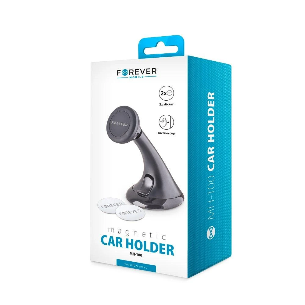 Forever MH-100 Bet koks įrenginys Universalus automobilio magneto lazdelės laikiklis, pritvirtinamas prie lango / skydelio