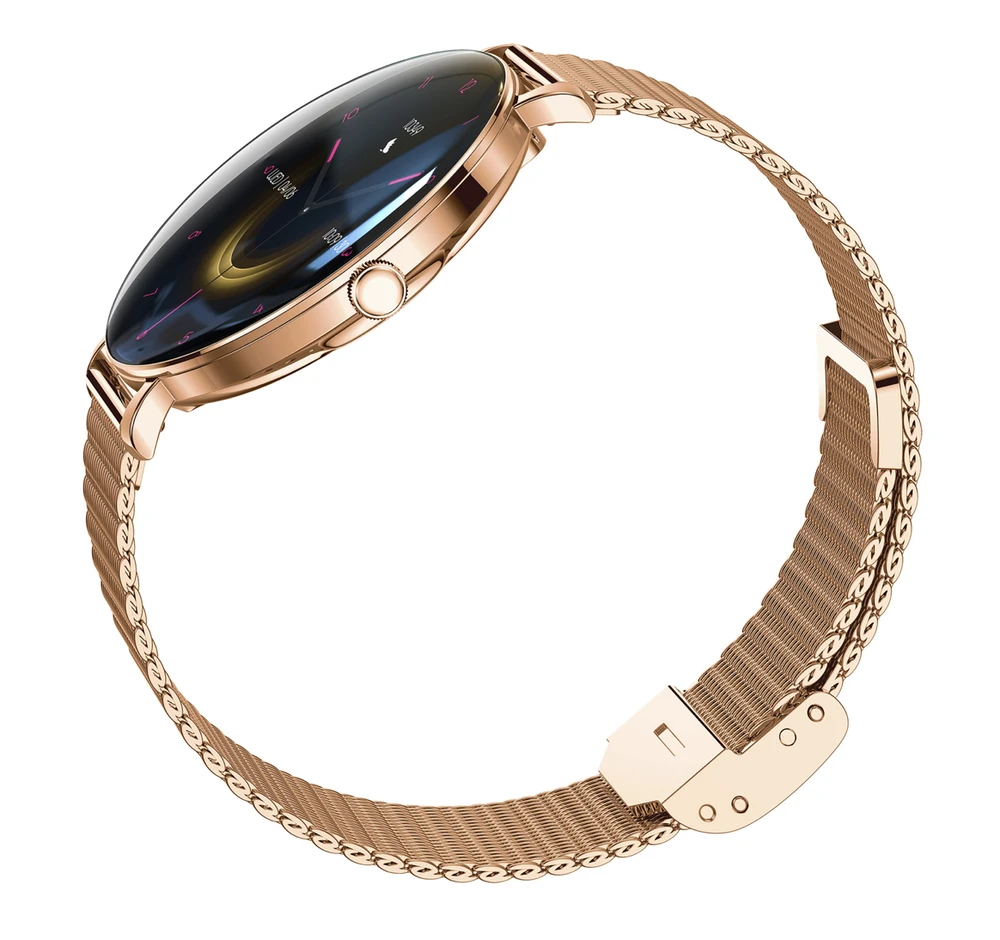 Forever Išmanusis laikrodis Lucca SB-370 Rose Gold - Leopard Print