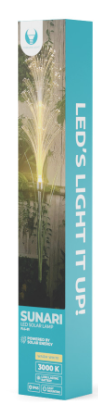 Plastrol Forever SUNARI saulės lempa LED FLS-81 žolės 3000K 300mAh ličio jonų amžina šviesa