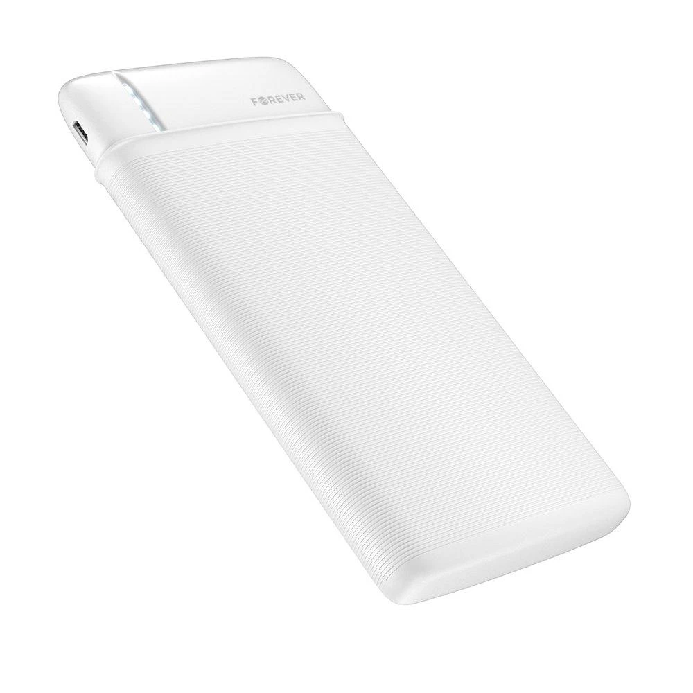 Forever power bank TB-100M 10000 mAh baltos spalvos
