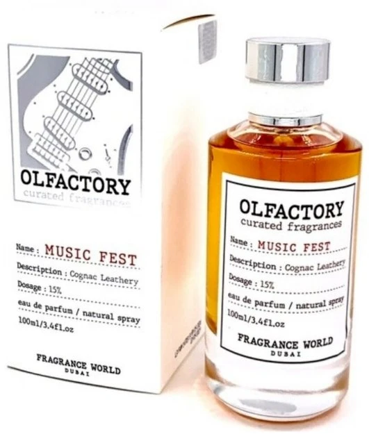 Fragrance World Olfactory Music Fest EDP parfumuotas vanduo vyrams, 100 ml