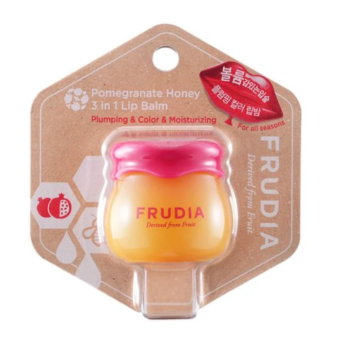 FRUDIA POMEGRANATE HONEY 3 IN 1 lūpų balzamas, 10 ml