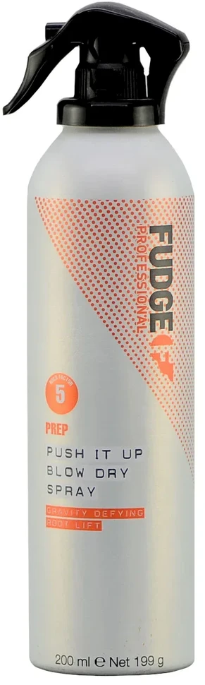 Fudge Professional Prep Push It Up Blow Dry Purškiklis apimties suteikiantis purškiklis, 200 ml