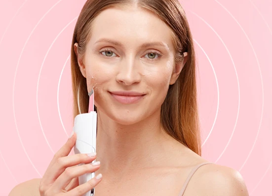 Garett Beauty Kavitacinis šveitimo prietaisas "Breeze Scrub", baltas