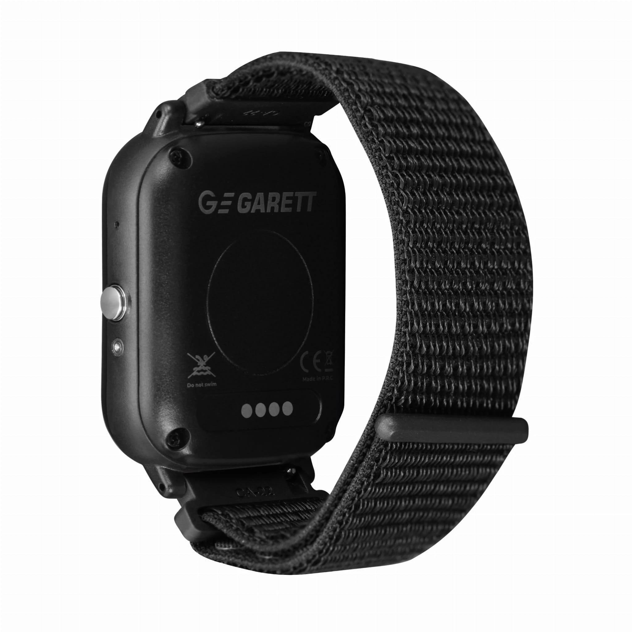 Išmanusis laikrodis vaikams Garett Kids Tech 4G, Juodos spalvos