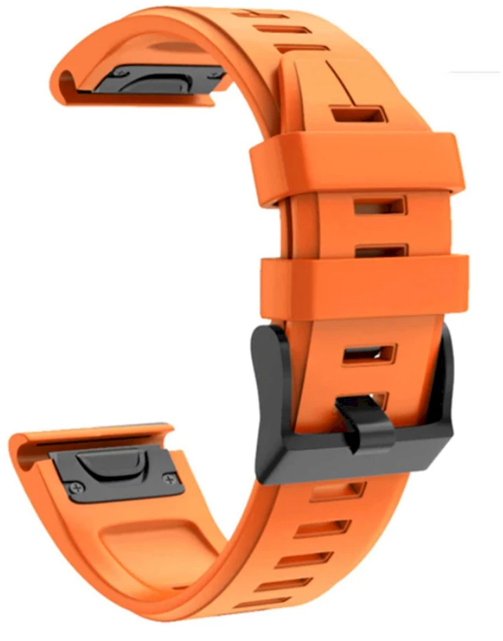 Garmin 26 mm laikrodžių apyrankės (Instinct 3–50 mm), Ember oranžinis silikoninis