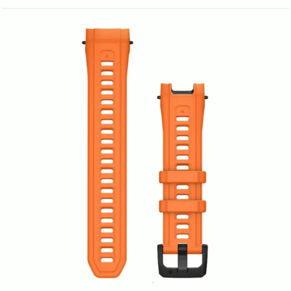 Garmin 22 mm laikrodžių apyrankės (Instinct E – 45 mm), Ember oranžinis silikoninis