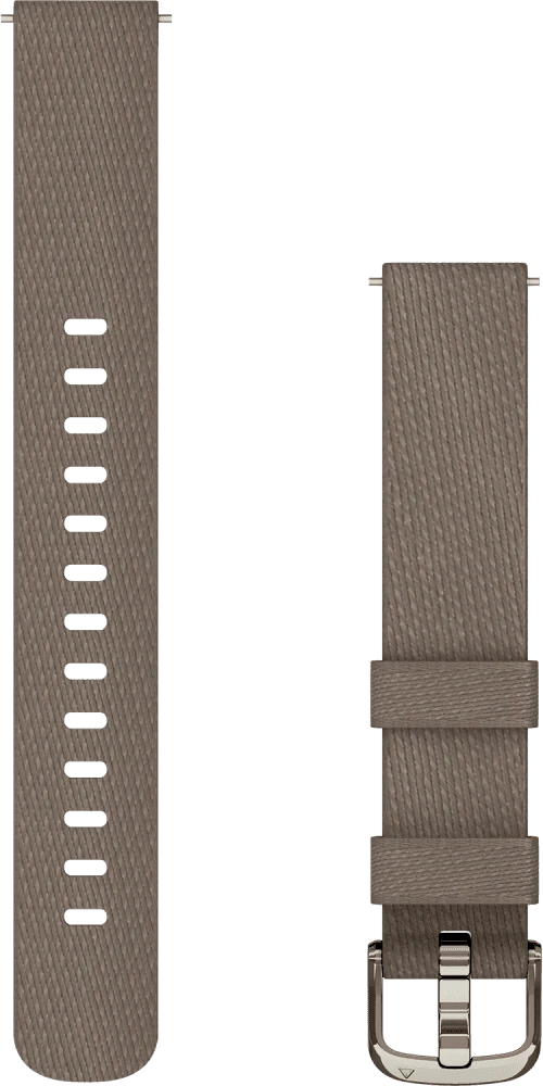 Garmin Lily 2 medžiaginė apyrankė, Kreminis auksas / kava