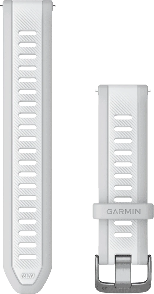 Garmin Quick Release laikrodžio apyrankė, silikoninė, 20 mm, Pilka/baltas akmuo