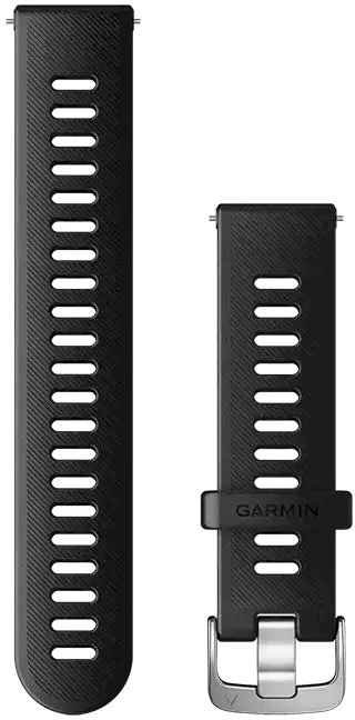 Išmaniojo laikrodžio Garmin greitai atsegamas dirželis, Juodos spalvos, 20mm