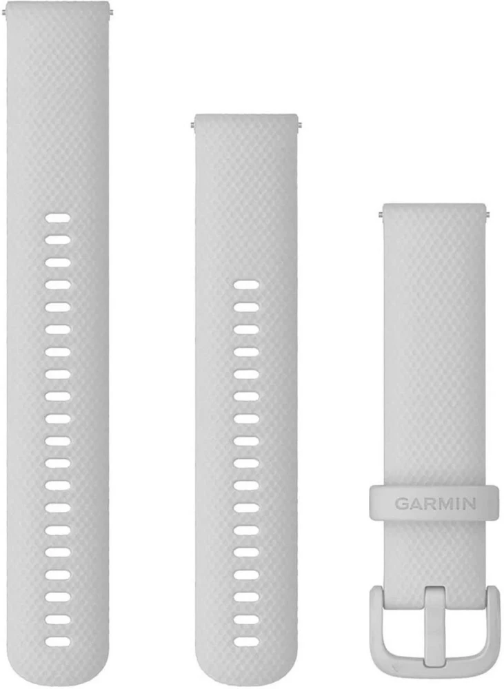Garmin greitai atsegami dirželiai, 20 mm, Rūko pilkos, silikoninis