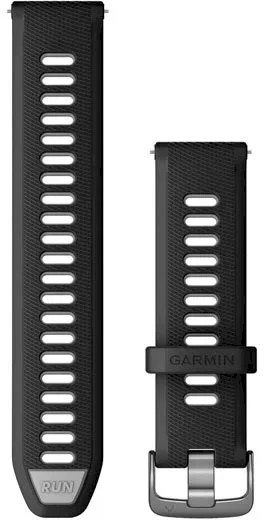 Išmaniojo laikrodžio Garmin Forerunner 735XT silikoninis dirželis, Juodos spalvos