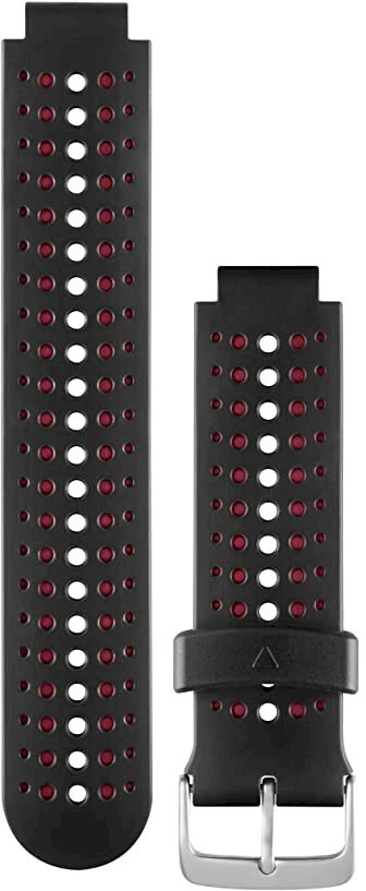 Išmaniojo laikrodžio Garmin Forerunner 230/235/630/735XT  silikoninis dirželis, Juodos spalvos
