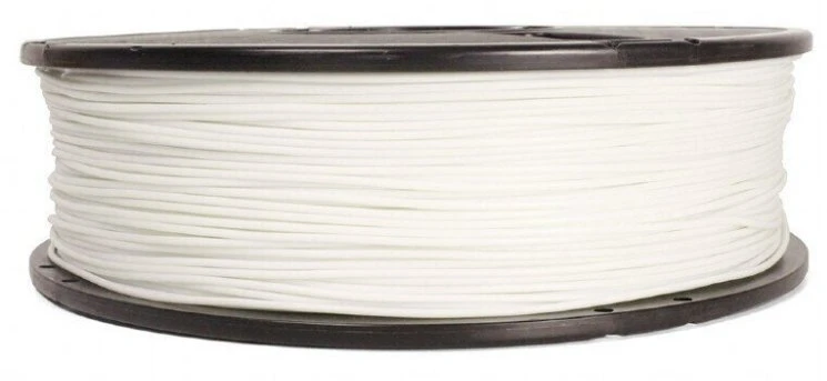 GEMBIRD 3DP-PLA-FL-01-W Gijų siūlas PLA Lankstus Baltas 1,75mm 1kg