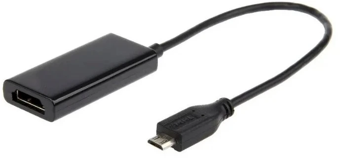 GEMBIRD A-MHL-002 Gembird adapteris MHL -> HDMI(F)+MICRO USB(BF)(5 kontaktų) išmanusis telefonas prie TV HD+ maitinimo šaltinio