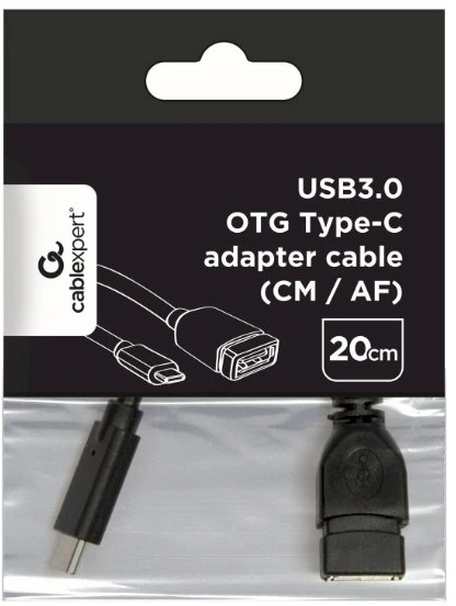 GEMBIRD A-OTG-CMAF3-01 Gembird USB 3.0 OTG Type-C adapterio kabelis (CM/AF)