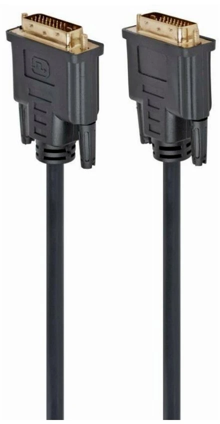 GEMBIRD CC-DVI2-BK-10 Gembird DVI-D/DVI-D (24+1) video cable dual link cable juodas 3m