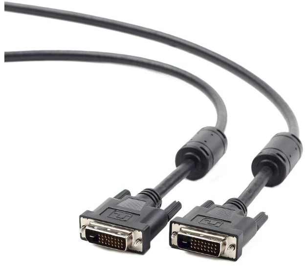 GEMBIRD CC-DVI2-BK-10 Gembird DVI-D/DVI-D (24+1) video cable dual link cable juodas 3m