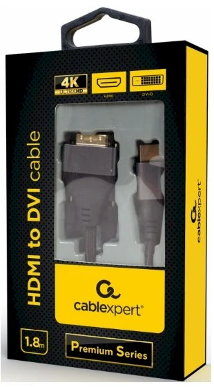 GEMBIRD HDMI į DVI kabelis Premium Series 1,8m