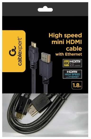GEMBIRD kabelis HDMI-HDMI Mini CC-HDMI4C-6 1.8m
