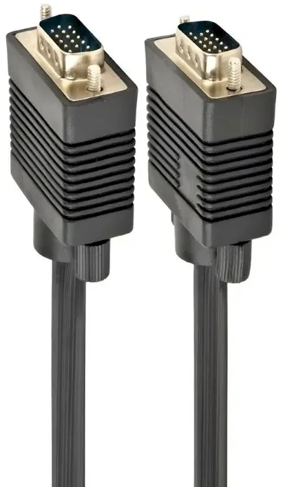 „Gembird CC-PPVGA-10M-B Premium VGA HD15M/HD15M“ dvigubai ekranuotas su 2 ferito šerdimis, 10M | Cablexpert
