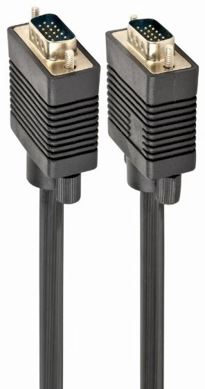 „Gembird Premium VGA HD15M/HD15M“ dvigubai ekranuotas, su 2 ferito šerdimis, 30 M kabelis, juodos spalvos „Cablexpert“