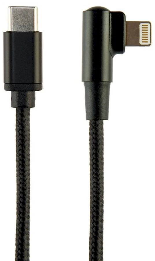 Kabelis Gembird USB C tipo kištukas - 8 kontaktų kištukas, 0.2 m, juodas