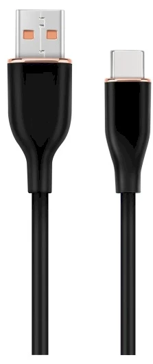 Gembird Cablexpert | Aukščiausios kokybės silicio C tipo USB įkrovimo ir duomenų kabelis, 1,5 m | CC-USB2S-AMCM-1.5M-BK