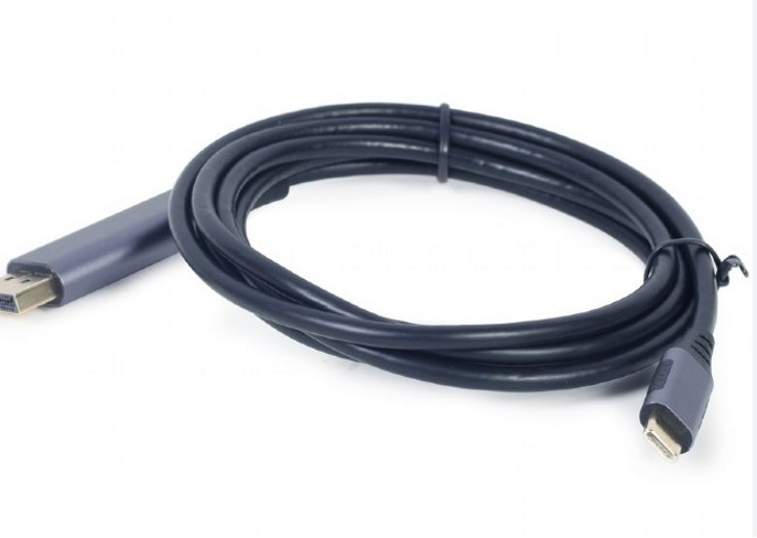 GEMBIRD CC-USB3C-DPF-01-6 USB Type-C su DisplayPort vyriško adapterio laido vieta pilkas 1,8m
