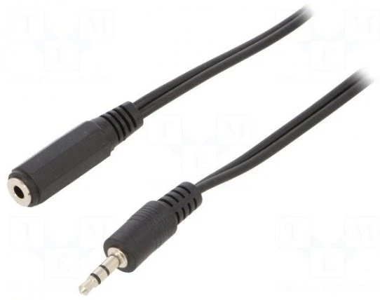 GEMBIRD CCA-423-2M prailginimo garso kabelis, stereo mini lizdas, M/F, 2M