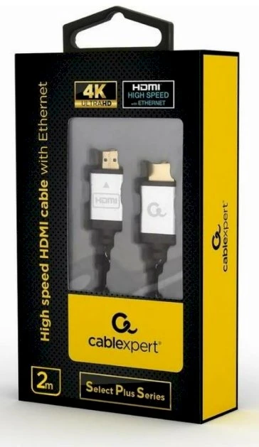 GEMBIRD CCB-HDMIL-2M didelės spartos HDMI kabelis su Ethernet Select Plus serijos 2 m