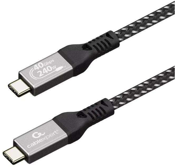 USB Kabelis - Gembird CCBP-USB4-CMCM240 40 Gbps 240 W 1,5 m
