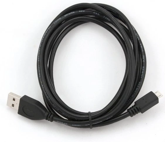 GEMBIRD CCP-MUSB2-AMBM-1M micro USB kabelis 2.0 AM-MBM5P 1m