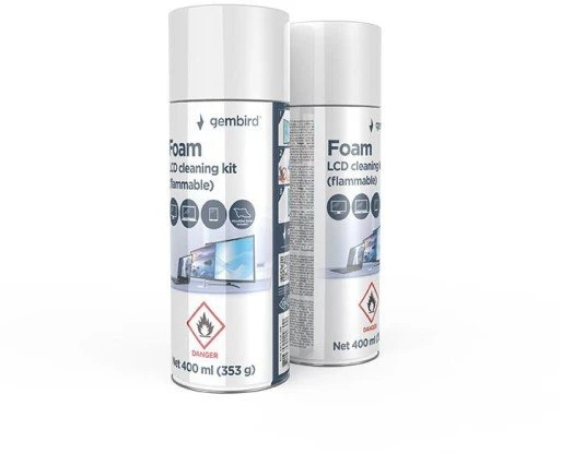 Gembird Foam LCD valymo rinkinys | CK-LCD-08 | Foam Cleaner LCD / TFT ekranams | 400 ml