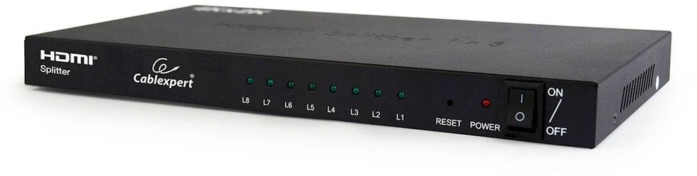 GEMBIRD DSP-8PH4-03 Gembird HDMI sąsajos skirstytuvas, 8 jungtys