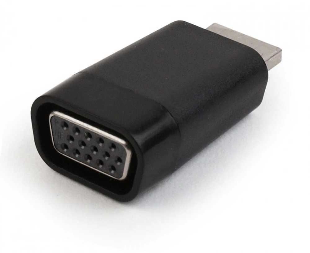 Gembird | HDMI į VGA adapteris, vienas prievadas | Juodas | HDMI | VGA