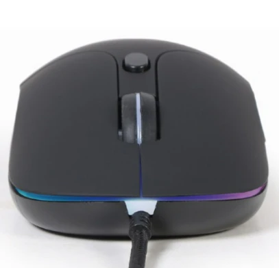 GEMBIRD Illuminated large size pelė su laidu USB juodas