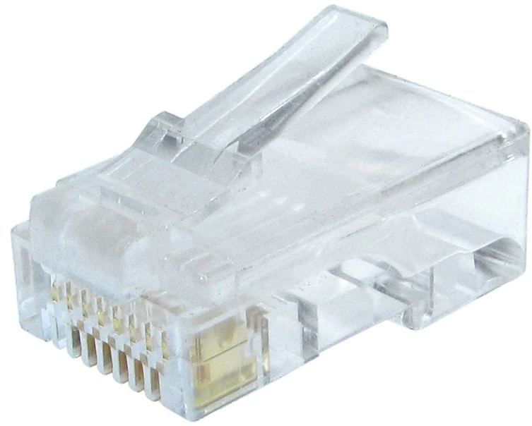 Gembird Cablexpert | Modular plug (adapter) 8P8C for solid CAT6 LAN cable, 10 pcs per bag