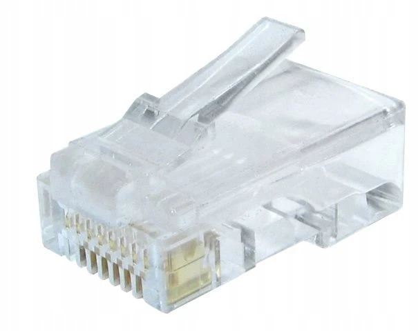 GEMBIRD LC-8P8C-002/50 Gembird LAN modulinis kištukas 8P8C kietam CAT6 LAN kabeliui, 30U 50 vnt.
