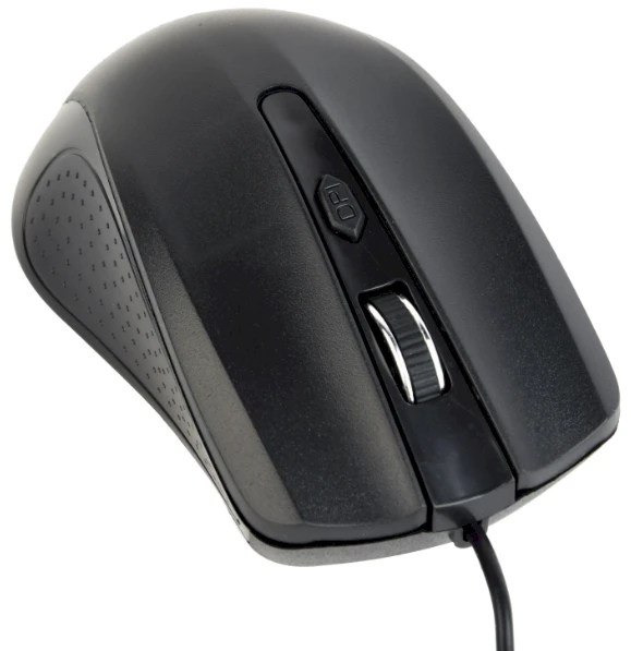 GEMBIRD MUS-4B-01 optinė pelė 1200DPI USB Juodas 1.35m kabelio ilgis