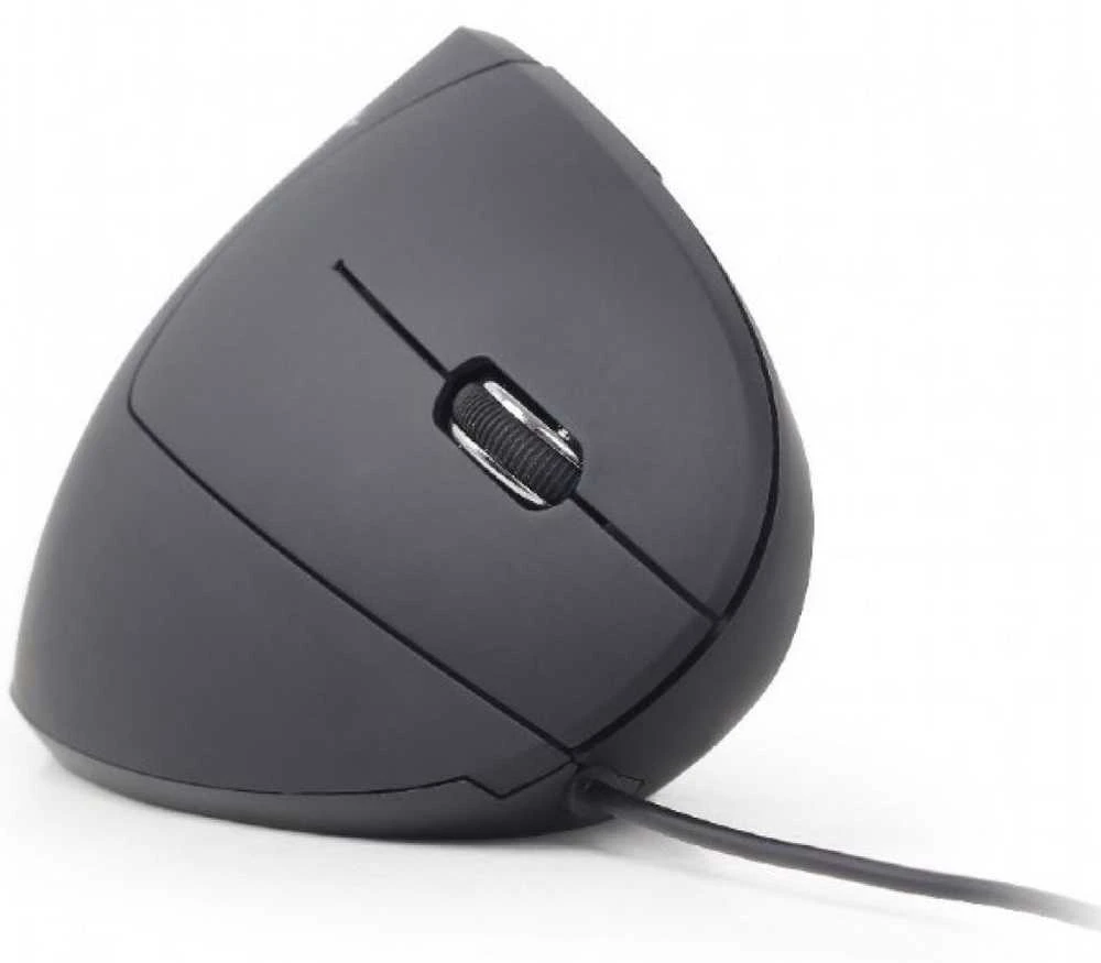 GEMBIRD MUS-ERGO-01 Gembird Ergonomic 6-button optinė pelė MUS-ERGO-01, 3200 DPI, USB, Juodas