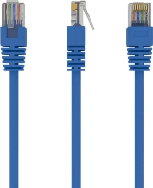 GEMBIRD PP12-1M/B Gembird patchcord RJ45, cat.5e, UTP, 1m, mėlynas