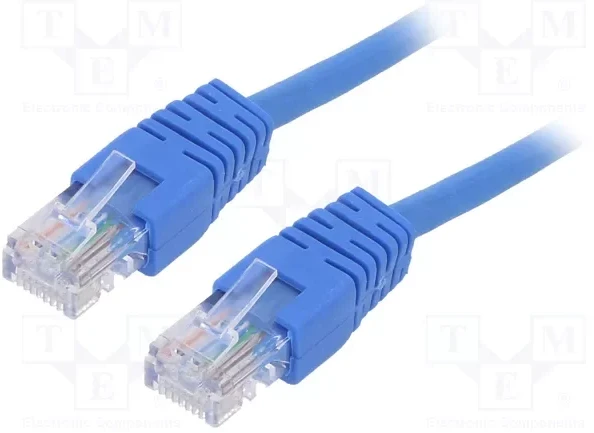 GEMBIRD PP12-3M/B Gembird patchcord RJ45, cat.5e, UTP, 3m, mėlynas