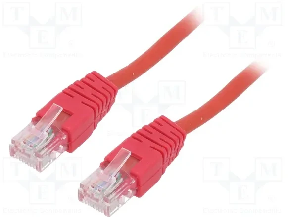 GEMBIRD PP12-3M/R Gembird patchcord RJ45, cat.5e, UTP, 3m, raudona