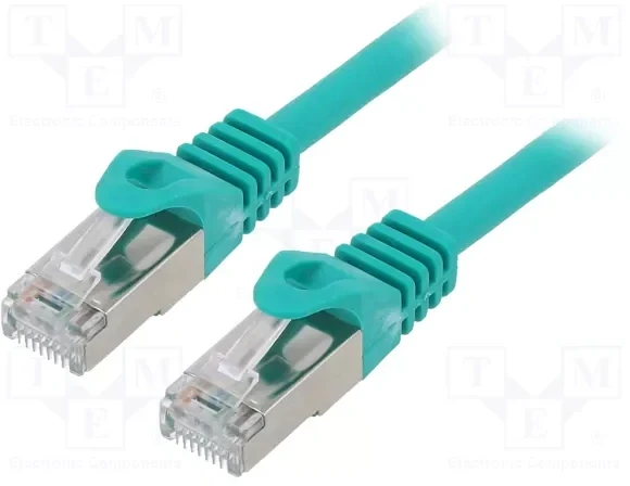 GEMBIRD PP6-2M/G Gembird patchcord RJ45, kat. 6, FTP, 2m, žalia