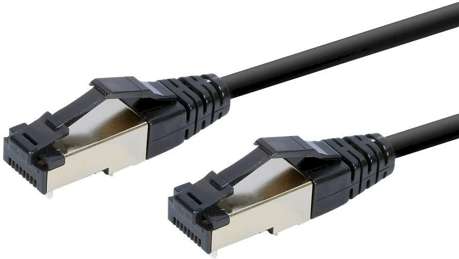 GEMBIRD PP8-LSZHCU-BK-15M S/FTP Kat. 8 LSZH patch laidas juodas 15m