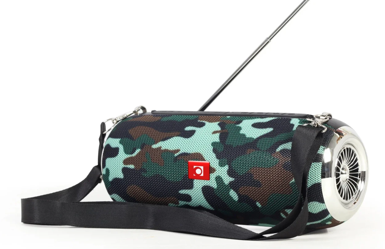 GEMBIRD SPK-BT-17-CM Nešiojamas Bluetooth garsiakalbis su antena Camo