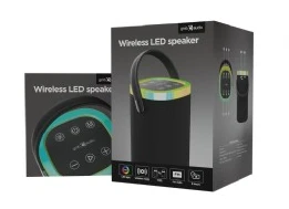Garsiakalbis Gembird BT LED SPK-BT-LED-06 Juodas