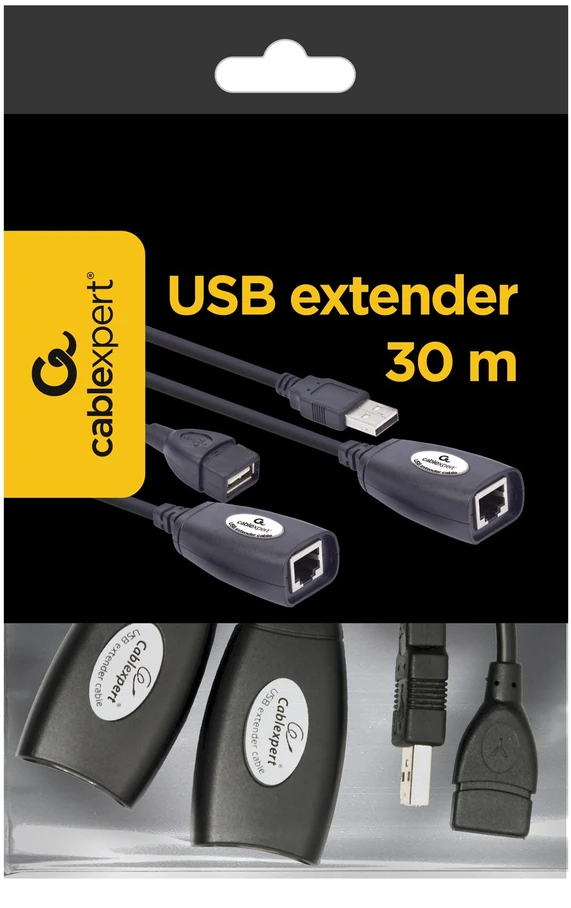 GEMBIRD UAE-30M Gembird USB 1.1 aktyvus prailginimo kabelis AM-LAN-AF, maks. 98 pėdų